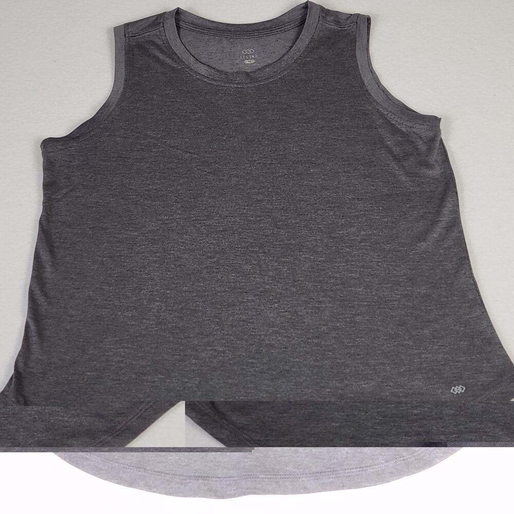 LegEnd Activewear Womens High Neck Sleeveless Grey Lightweight Top Size M
